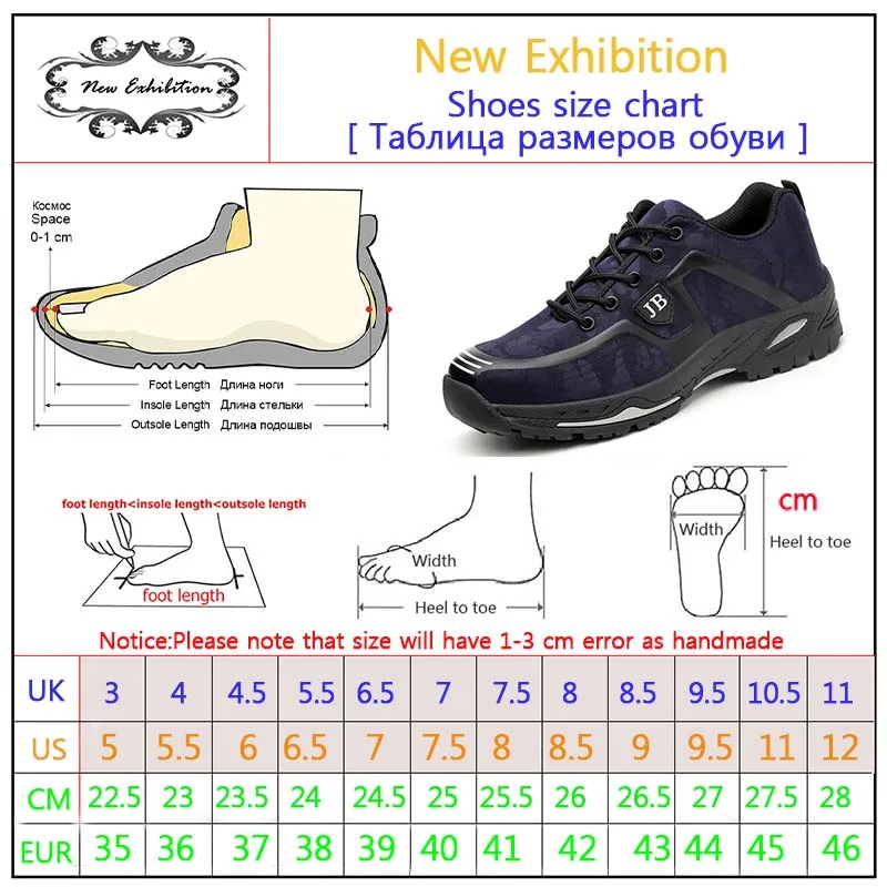 New exhibition fashion safety shoes Men Outdoor Steel Toe Cap anti-puncture Boots Lightweight and breathable casual work shoes