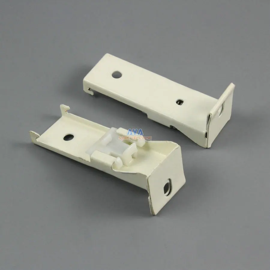 10 Pieces L Shape Curtain Track Bracket Curtain Track Brace 60x20x21mm