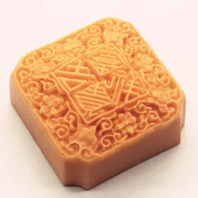 Cheap DIY chinese words wishing luck happy wealth handmade silicone mold soap mould