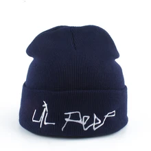 Lil Peep Beanie с вышивкой Love lil. peep мужские и женские вязанные шапочки Skullies теплые зимние унисекс Лыжные шапки в стиле хип-хоп