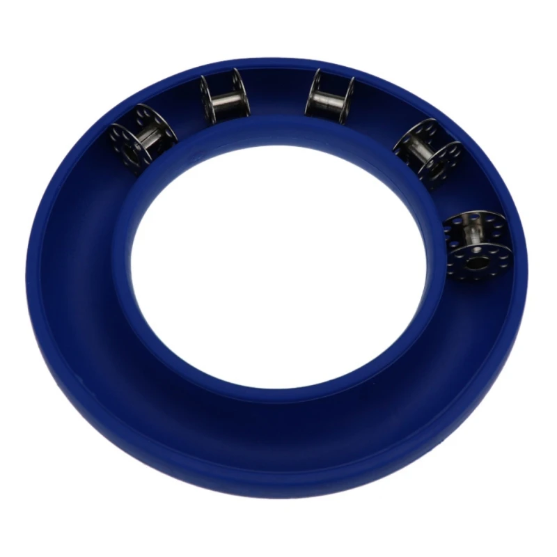 

Sewing Tool Silicone Bobbins Storage Box Rubber Ring Compact Lightweight Sewing Case Container