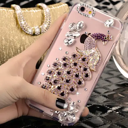 LaMaDiaa For Samsung S7 S8 S9 S10 S20 Ultra Note 5 8 9 10 Plus Bling Luxury Crystal Rhinestone Peacock Diamond Soft Phone Case LaMaDiaa For Samsung S7 S8 S9 S10 S20 Ultra Note 5 8 9 10 Plus Bling Luxury Crystal Rhinestone Peacock Diamond Soft Phone Case