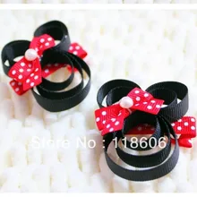 Мультфильм мышь бутиковая лента для банта на волосы скульптура клиппи