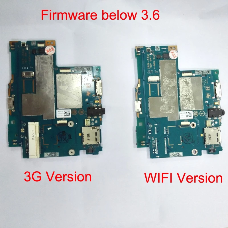 Firmware Below 3.6 Original USA 3G WiFi Motherboard for