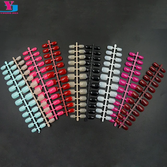 10pcs/set Press On Nails 24tips/pcs Nail Polish UV Gel Faux Ongles ...