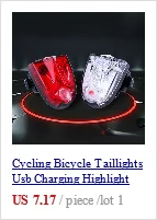 Аккумуляторный велосипедный задний фонарь светодиодный велосипед Безопасный задний фонарь Водонепроницаемый светодиодный Велоспорт фары на велосипед