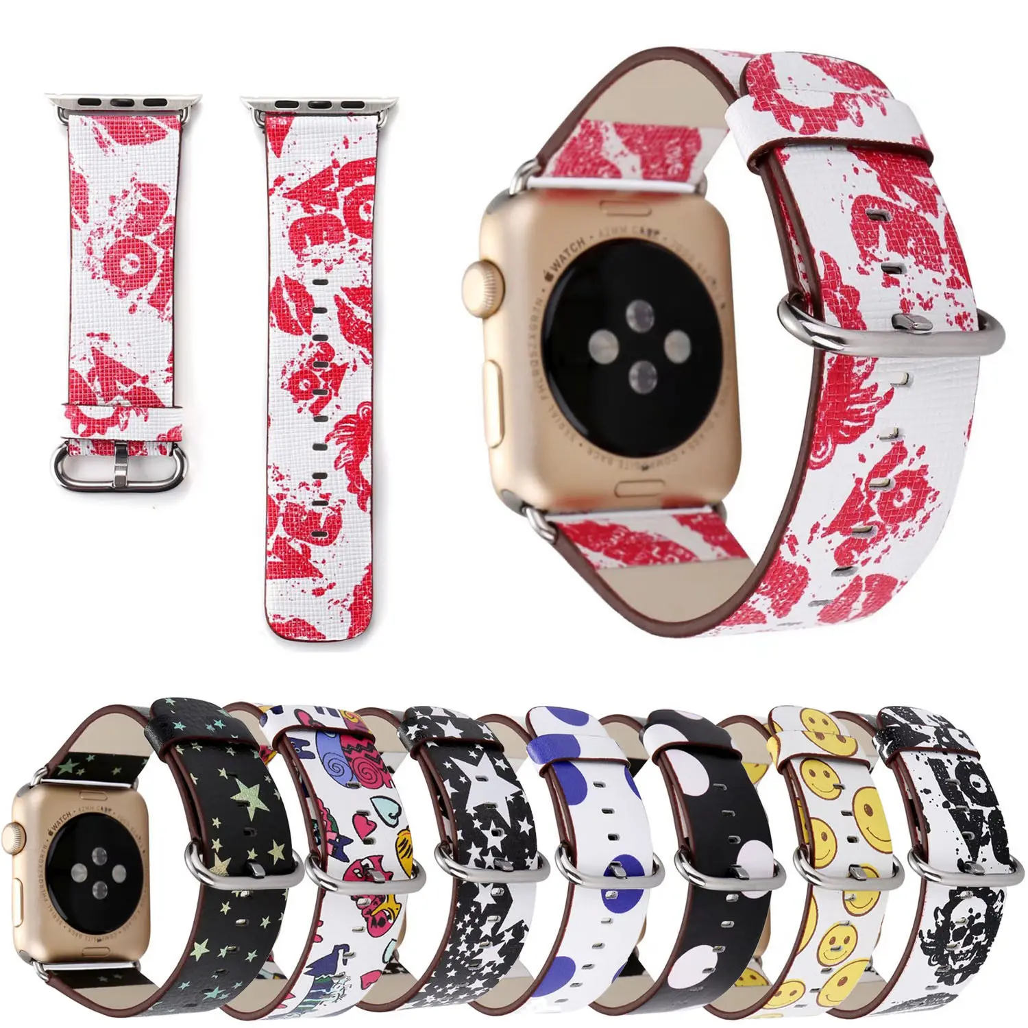 Ремешок для часов Apple Watch кожаный ремешок Series 5 4 3 2 1 iWatch 38 40 42 44 мм|strap for apple watch|strap