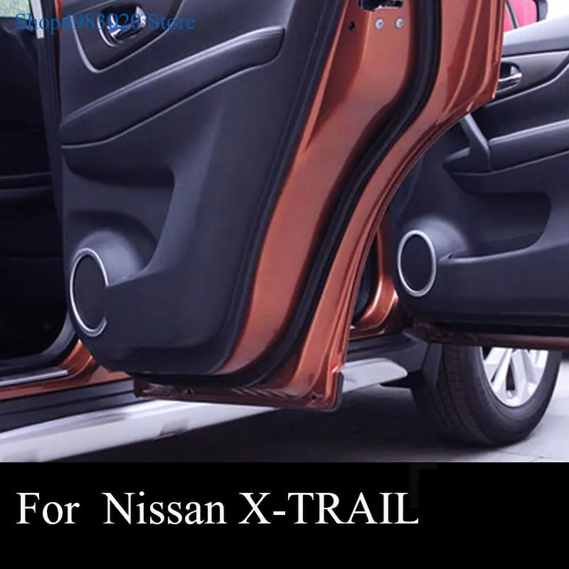 ABS пластик хром для Nissan X Trail Xtrail Rogue T32 201 2017 крышка дверного динамика кольцо