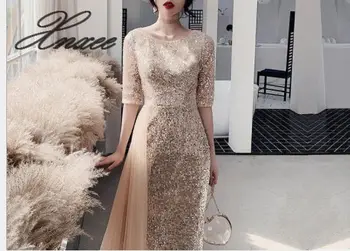 

Sequin dress 2020 female generous party dress ladies are thin