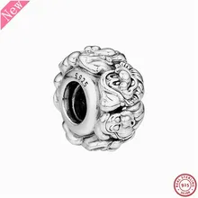 Подвеска Desney's Seven Dwarfs со всех сторон, очаровательные бусины для женщин, ювелирные изделия DIY Fit PANDORA, подвески, серебро 925, FL819
