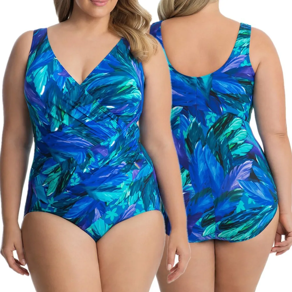 

swimsuit fused One-Piece Suits Women Plus Size Sexy Sport Bikini Swimsuit Swimwear Bathing Beachwear Backless stroje kapielowe