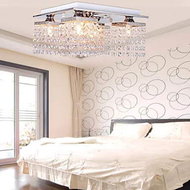 

Modern Crystal LED Ceiling Light Fixtures Living Room Bedroom Lustre Crystal Ceiling Lamp Home Indoor Lighting Plafonnier