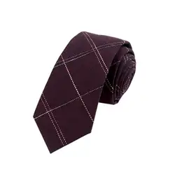 Мода 2017 г. Для мужчин формальный костюм Галстуки Бизнес узкие Повседневное обычный полосатый галстук P1