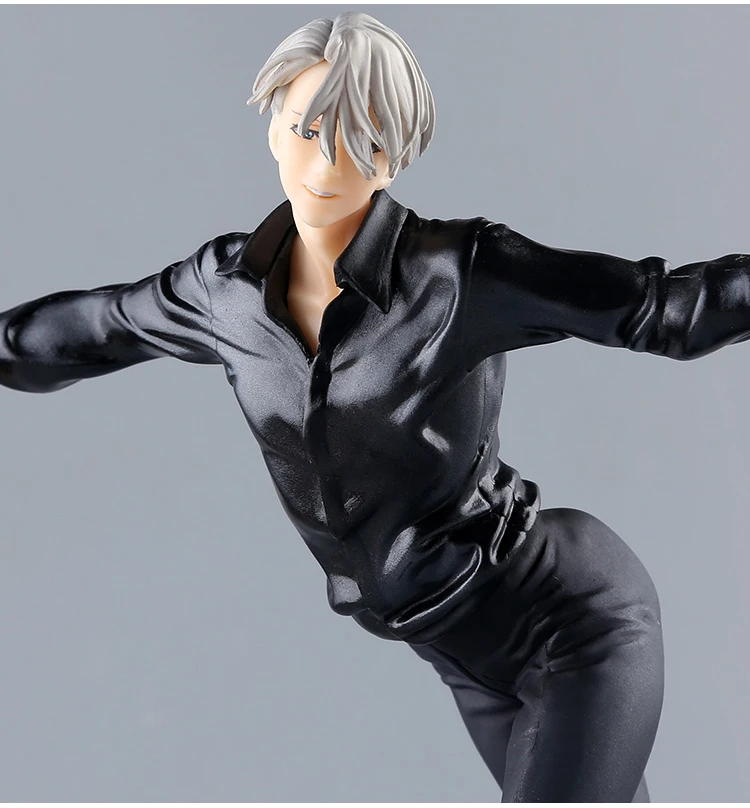 23 см 2018 аниме фигурки Yuri On Ice игрушки фигурка Виктора Никифорова модели из ПВХ