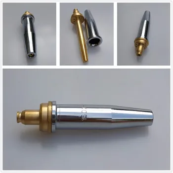 

Cutting Nozzle Type 1503 Puroox Tip 0.8mm to 3.2mm for option Oxygen Propane Gas Cutting Nozzle Gas Cutting Machine 10pcs