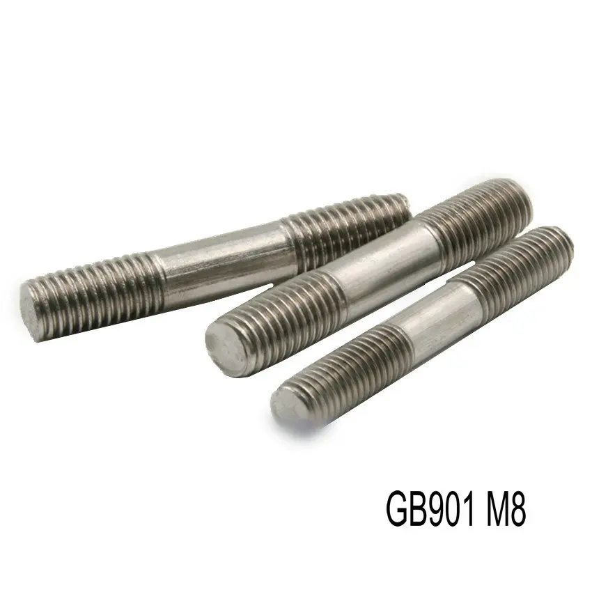 Титановый болт M8 x200мм Ti болты с двойной головкой оригинальный цвет не