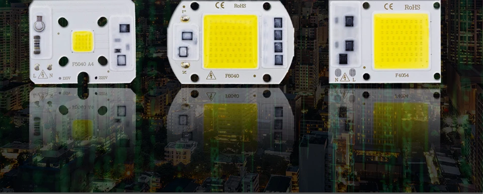 Настоящий Мощный светодиодный чип COB 3 Вт 5 Вт 7 Вт светодиодный чип лампы 20 Вт 30 Вт 50 Вт 220 в 240 В вход IP65 Smart IC для DIY светодиодный светильник-прожектор