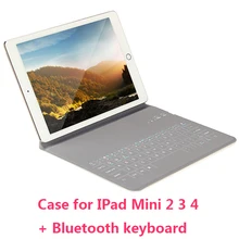 Ygctfnp чехол для IPad Mini 1 2 3 4 чехол для планшета 7,9 дюймов с Bluetooth клавиатурой Портативный складной чехол-книжка