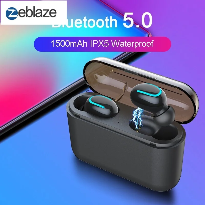 

Bluetooth 5.0 Earphones TWS Wireless Headphones Blutooth Earphone Handsfree Headphone Sports Earbuds Gaming Headset Phone PK HBQ