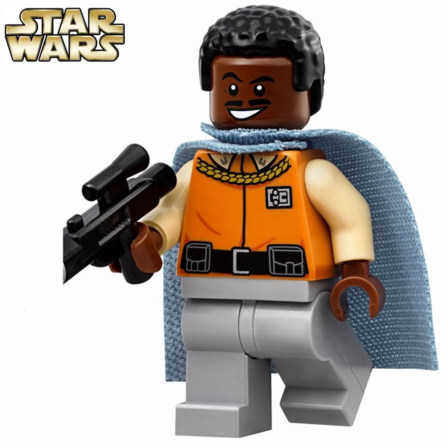 Goede Enkele Verkoop STER OORLOG Lando Calrissian uit 75175 Storm TROOPER Darth vader Model minifig Bouwstenen Kids Speelgoed Geschenken