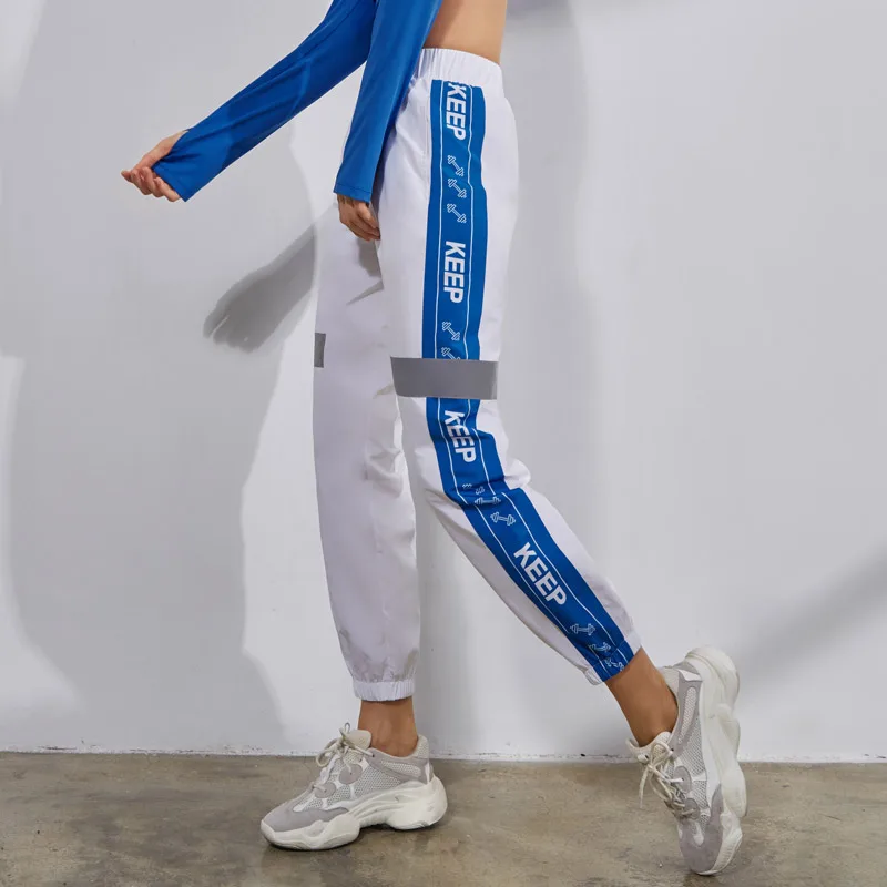 

Womens Polyester Sports Pants Breathable Running Training Trousers Female Outdoors Jogging Fitness XXL Sweatpants Vansydical