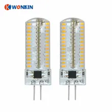 10pcs G4 led bulb 220V Silicone Lamp 104Leds 3014SMD Crystal Spotlight Corn Bulb 9W Bulb Lighting Pendant
