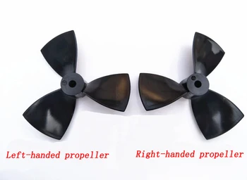 

1PC 3 Blades Underwater Thruster Propeller Machine Paddle Right/left-handed CW/CCW Aperture 5mm for RC Boat