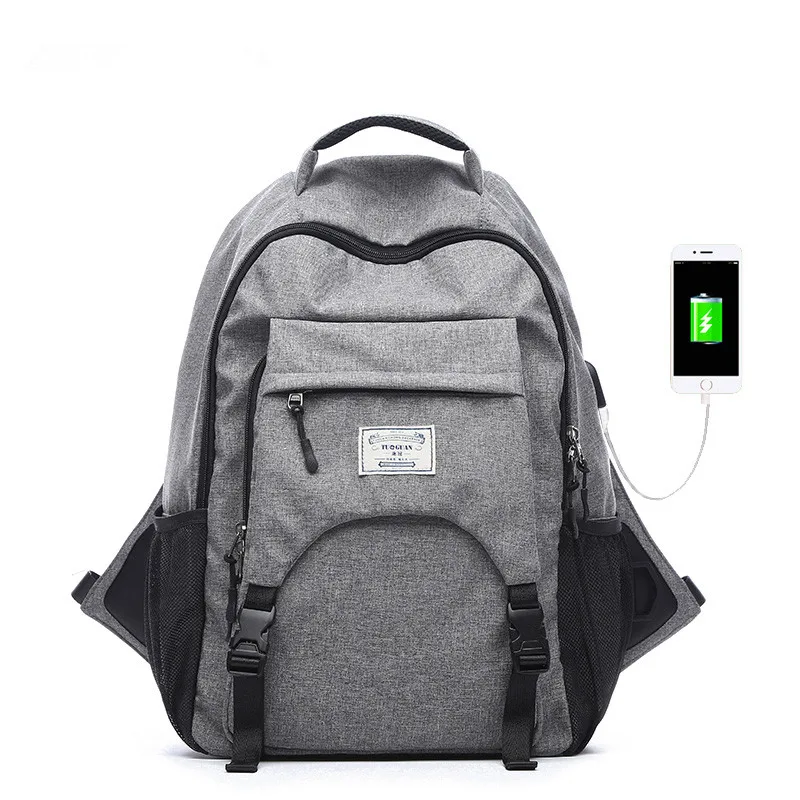 

Fashion Waterproof Anti Theft Men Backpack USB Charging Laptop Backpacks Schoolbag Travel Back Pack for Male Boy Bagpack