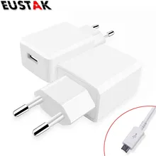 EUSTAK Micro USB Data Sync Mobile Phone Charging Cable 5V 2A EU US Plug Charger for Samsung Galaxy xiaomi huawei US Charger