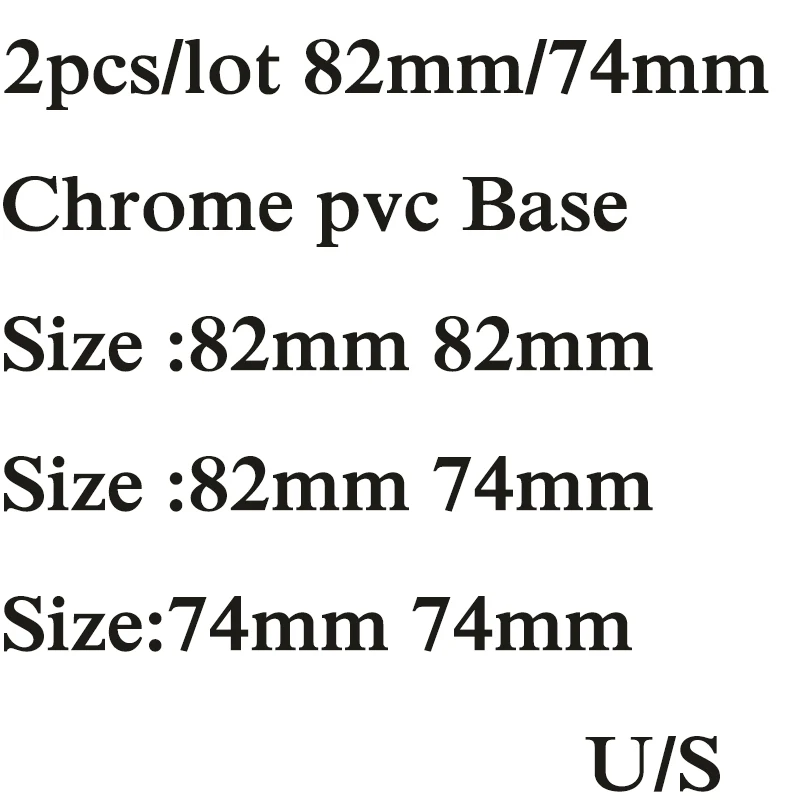 

82MM 74MM 2pcs/set Car Front Hood Emblem Auto Rear Trunk Badge Head Bonnet label Boot Logo Car accessories