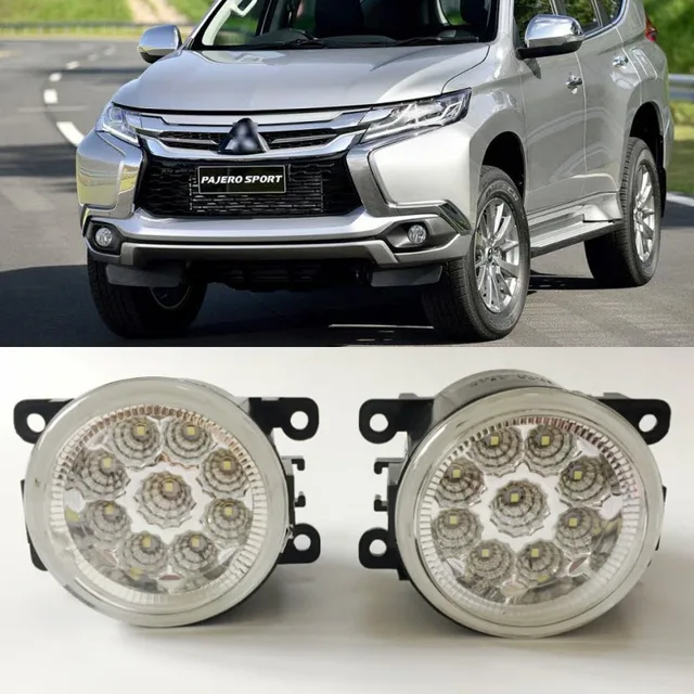 For Mitsubishi Pajero Montero Sport 2015 2016 2017 9 Pieces Leds