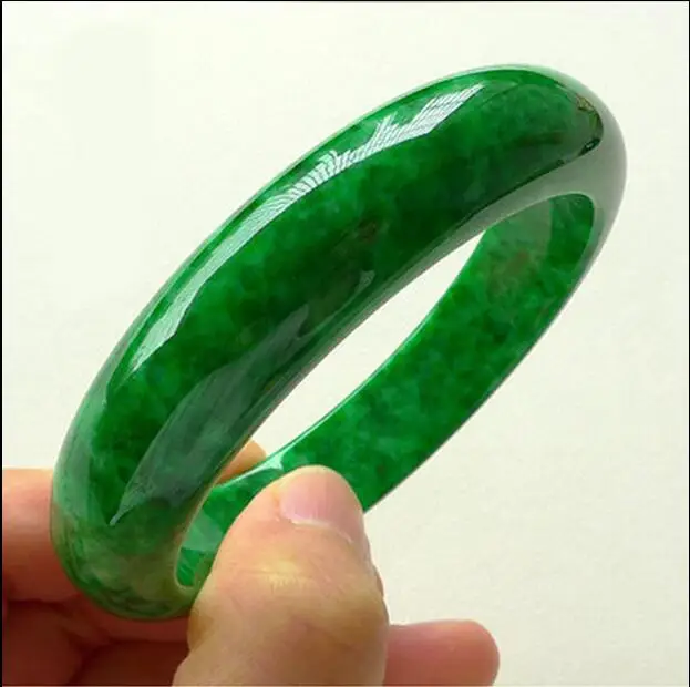 emerald jade bracelet care 100% natural untreated icy jadeite emerald ...