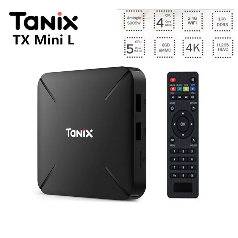 Tanix TX3 Mini L S905W 4K TV Box Max 1G/ 2G RAM 8G/ 16G ROM Quad Core ...