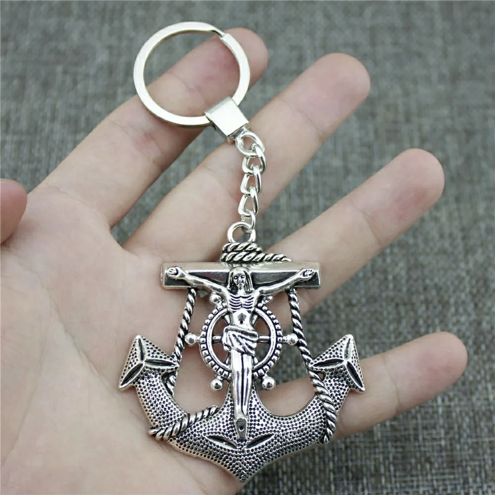 

Jesus Anchors Key Chain Gifts For Men Jesus Anchors Keychain Jesus Anchors Keyring Dropship Jewelry
