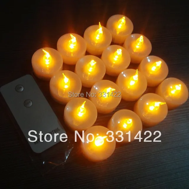 18pcs Lot Controle Remoto Led Candles With Remote Control Candlelit