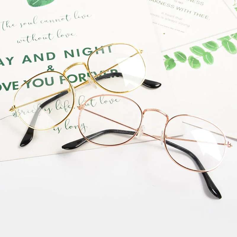 

Fashion Vintage Metal Frame Slim Reading Glasses Retro Circle Mirror Lens Glassees Eyewear Women's Round Glasses Eyeglasses