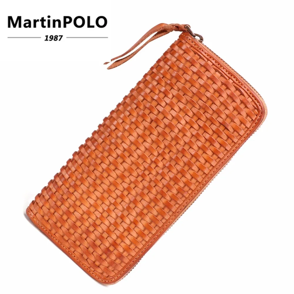 

Luxury Wallet Male Women Genuine Leather Clutch Long Wallet Cell Phone Clutch Bag Handmade Zipper Long Purses Handy Bags J9358