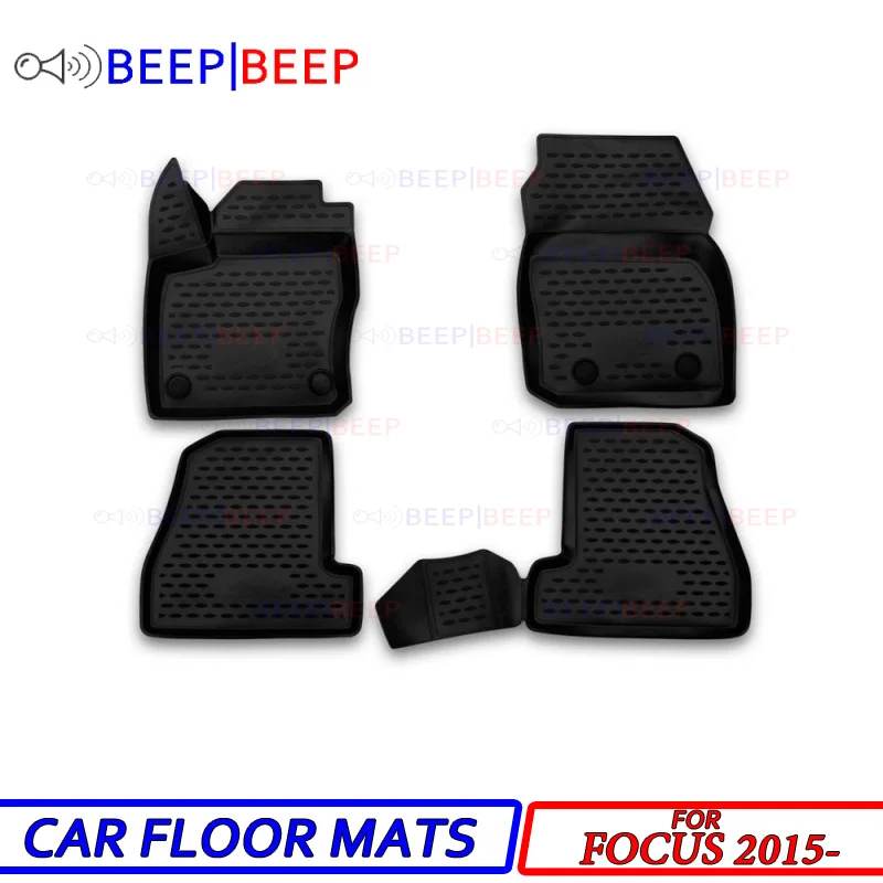 

For Ford Focus 2015- car floor mats carpets auto floor mat dust proof water proof car styling interior decoration