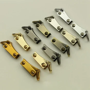

10 pcs/lot luggage hardware accessories DIY Handbags Shoulder Bag Links Both Sides Decoration Buckle Bag Hook bags Accessories