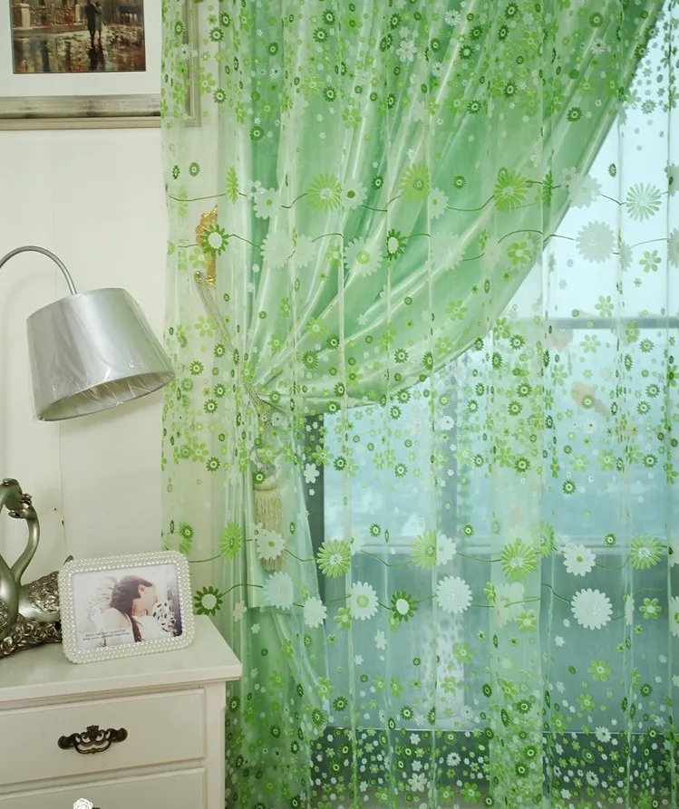 Buy NAPEARL Floral design rustic organza tulle fabric