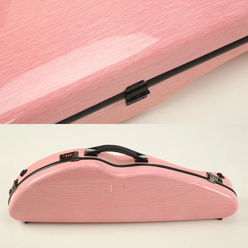 

Full size 4/4 Violin Case Compound material Strong Light Durable Hard Case
