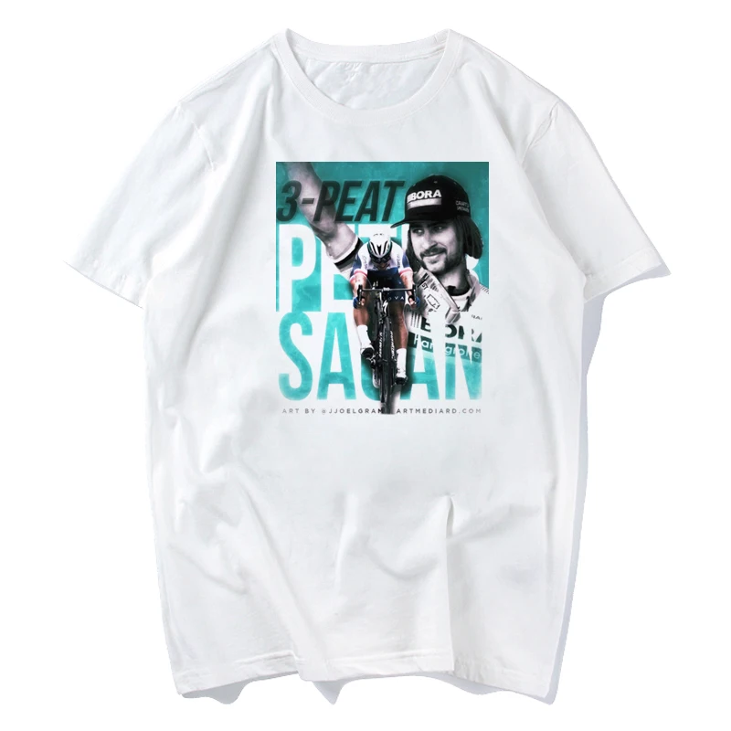 

Peter Sagan t shirt 2018 men Streetwear Best tees homme Clothing short O neck t-shirt men White t shrit men women tops tee shirt