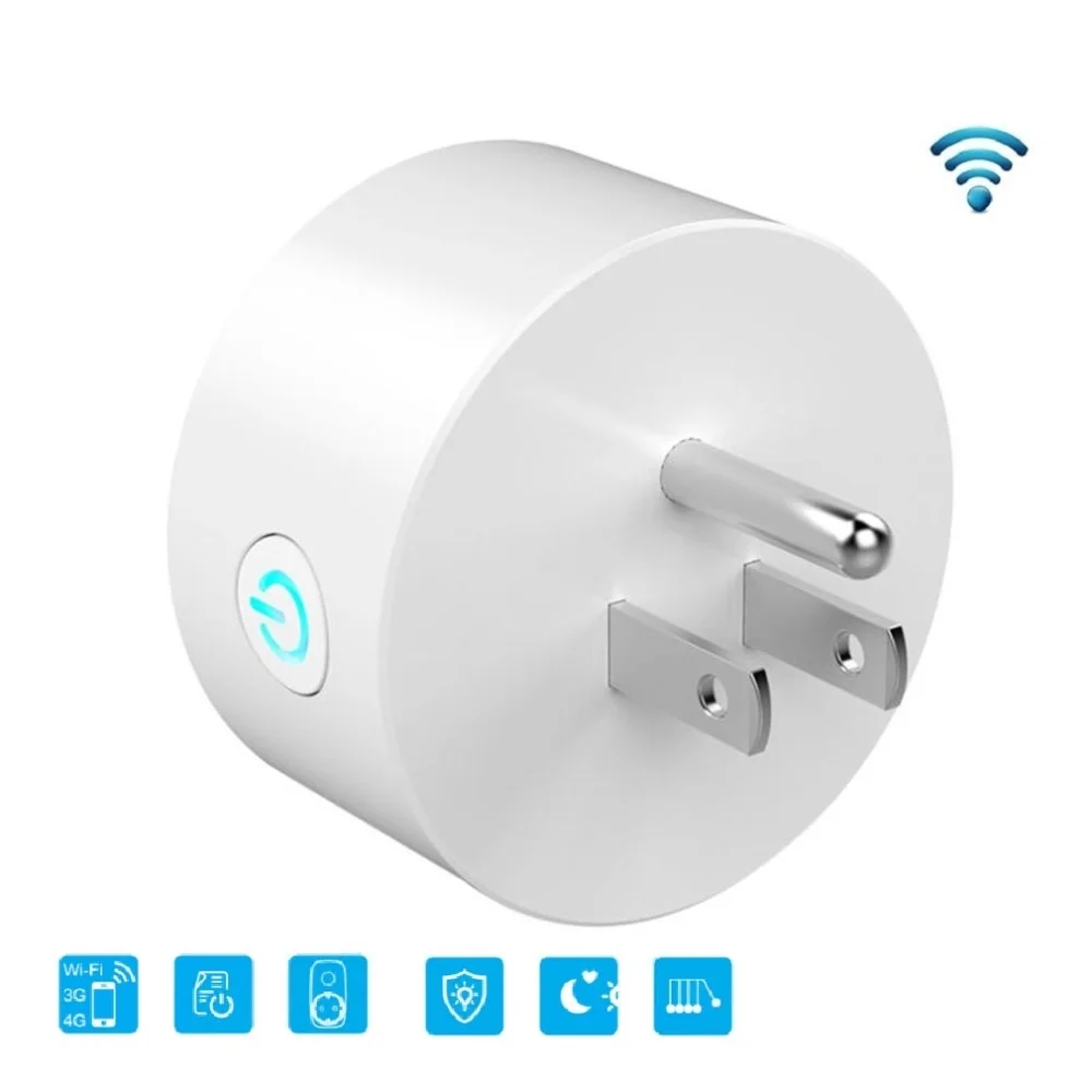 Wi-Fi Smart Plug США бытовой мощность управление разъем беспроводной Дистанционное управление США Plug с функцией таймера оптовая продажа