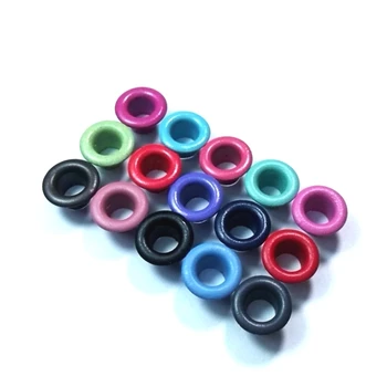 

500pcs 4mm Scrapbook Mixed Color Metal eyelets For Scrapbooking DIY embelishment garment clothes eyelets Free Shipping 4