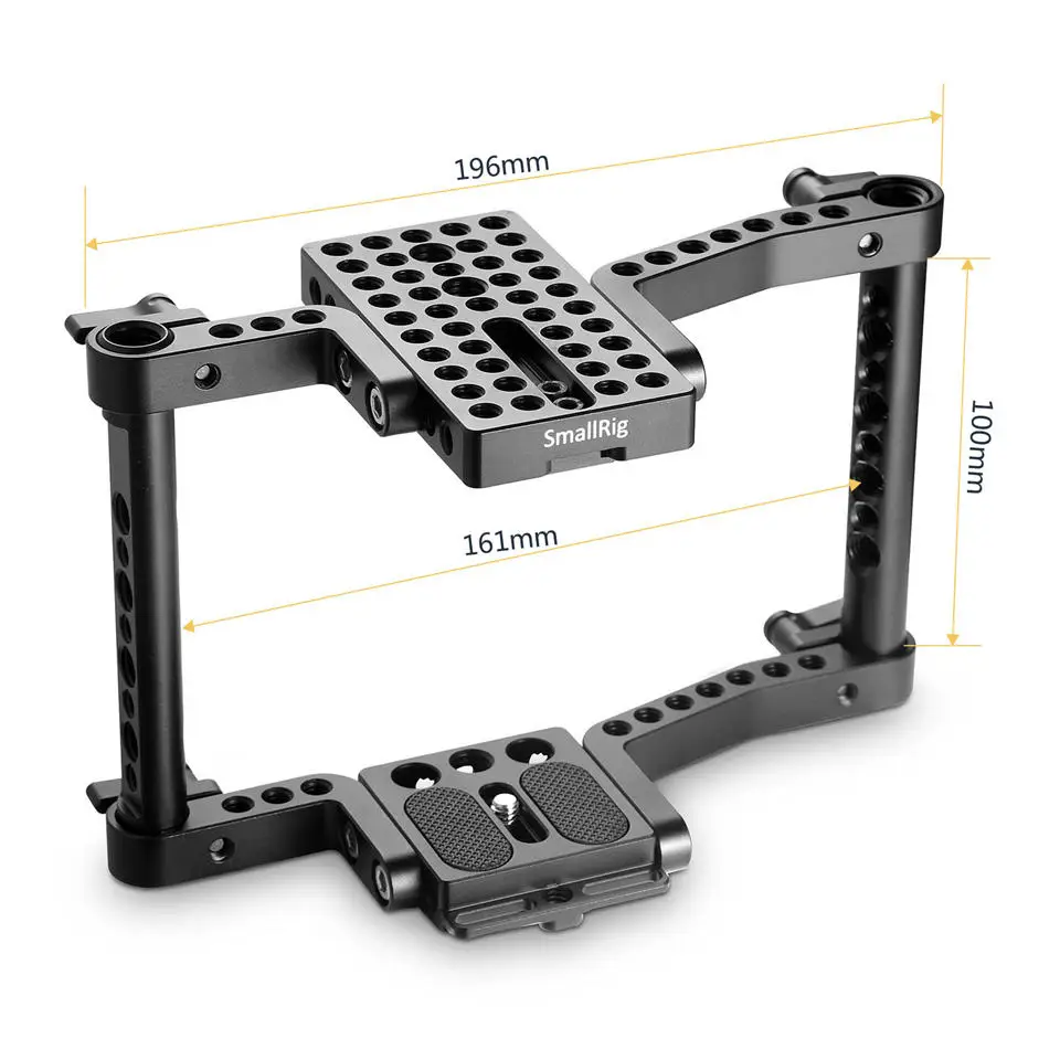 Клетка для камеры SmallRig Versaframe с регулируемыми стержнями для Panasonic GH4/GH3/GH2/sony A7/A7II/Canon/Nikon-1630