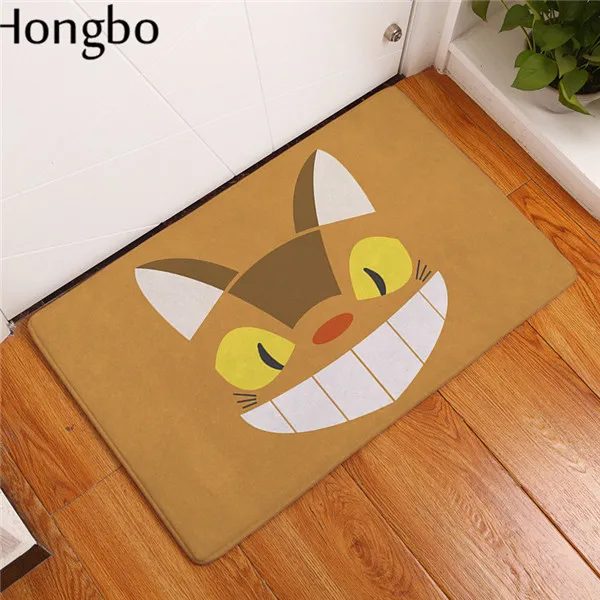 6 Hongbo Тоторо коврик 40*60 см шиншилл Кот животные Модные прямоугольные маты входная дверь моющиеся кухня пол ванная комната - Цвет: 6