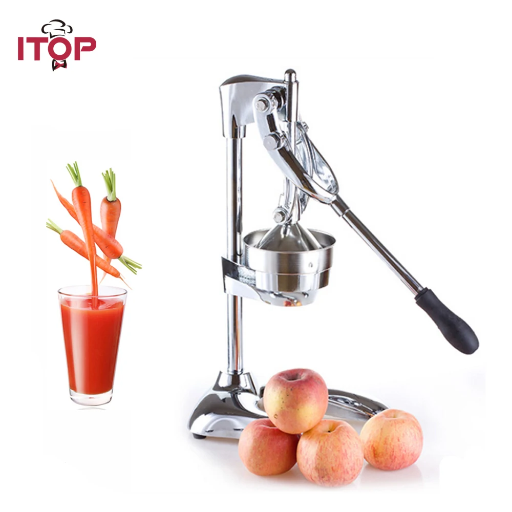 ITOP Stainless Steel Hand Press Manual Fruit Juicer Juice Squeezer