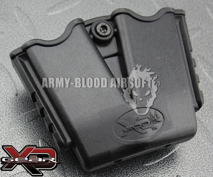 

Tactical Springfield Armory XD Gear 3508MP XDM Double Magazine Pouch Dual magazine (BK) holster gun Party Supplies