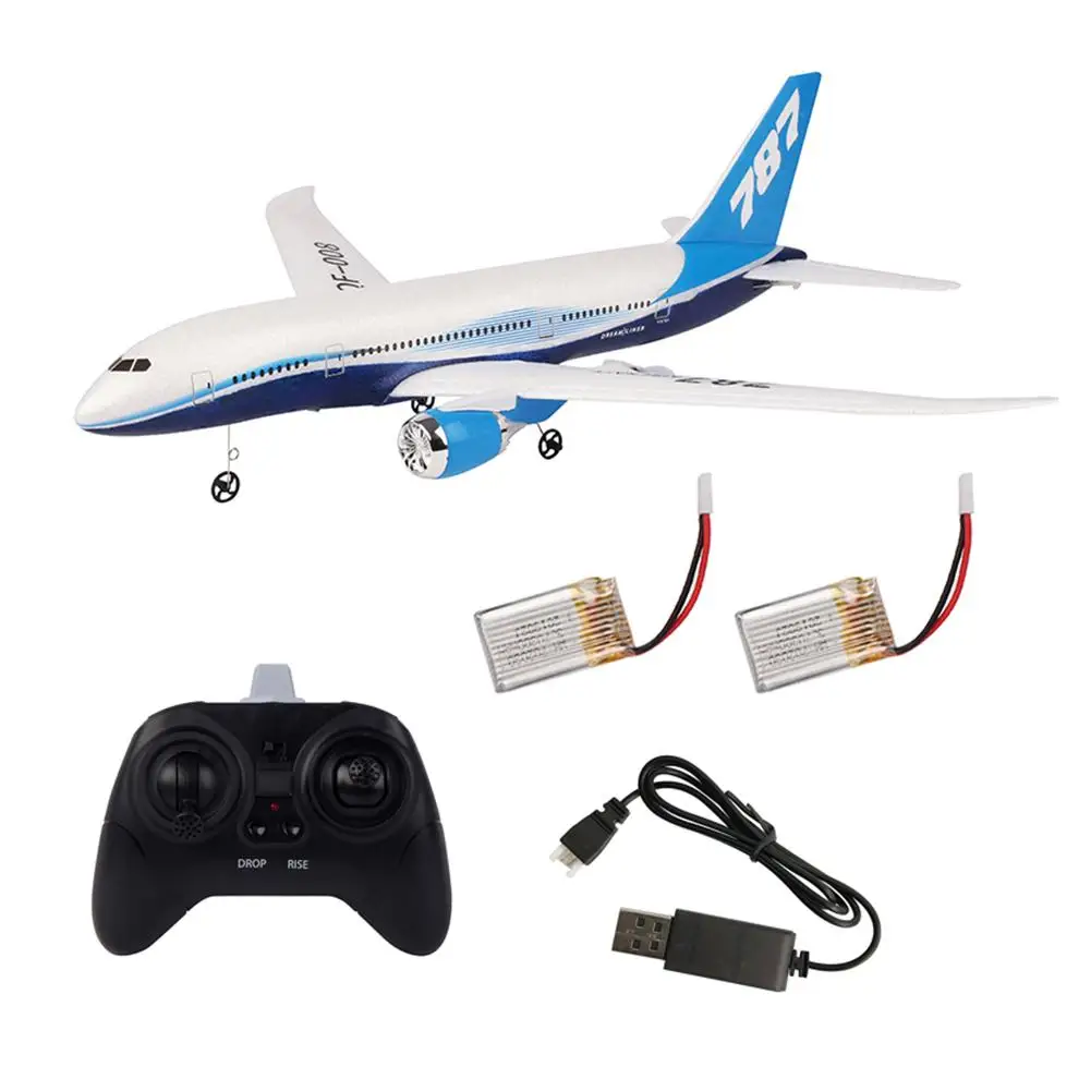 DIY пульт дистанционного управления Самолет EPP RC Дрон Boeing 787 2,4G 3Ch RC самолет с фиксированным крылом для ребенка подарок на день рождения мальчика