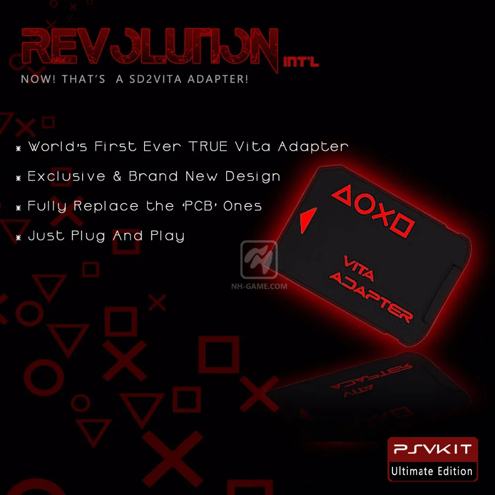 

For PSVita Game Card Micro SD TF Adapter For PSV 1000 2000 Card Reader 3.0 Version SD2Vita Memory Card 3.60 System TF Adapter